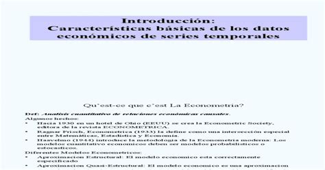 Introduccion Econometria Pdf Document