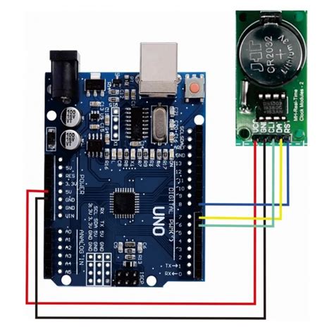 Modulo de reloj tiempo real RTC DS1302 mas batería