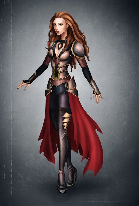 Concept Art Female Character Design By Sunsethunter On Deviantart