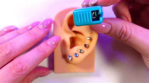 Asmr Piercing Your Ear 👂 Youtube