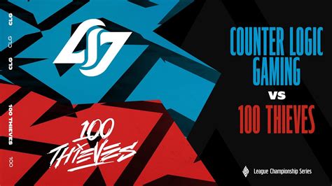 CLG Vs 100 Week 6 Day 2 LCS Spring Split Counter Logic Gaming Vs