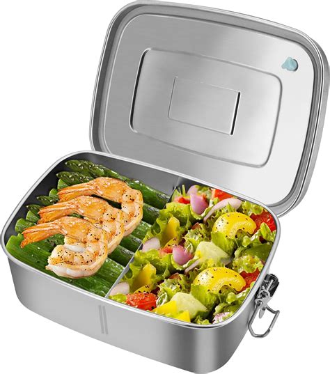 Kitchenbrothers Bento Lunch Box Lunchbox Acier Inoxydable Boite