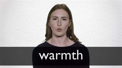 How To Pronounce Warmth In British English Youtube