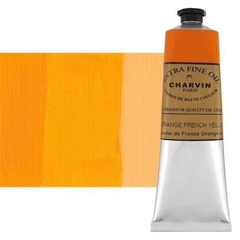 Charvin Oil French Yellow Orange Extra Fine Ml Paint Jerry S