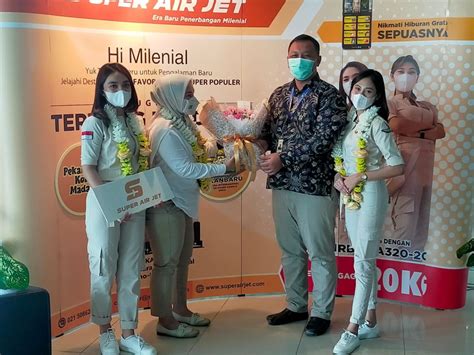 Maskapai Berkonsep Milenial Super Air Jet Buka Rute Penerbangan Baru Ke