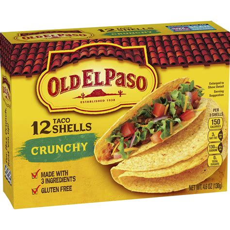 Classic Crunchy Taco Shells Gluten Free Old El Paso