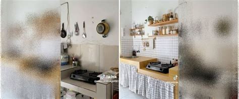 Potret Perubahan Dapur Kontrakan Dimakeover Jadi Ala Pinterest Kaum