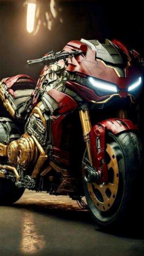 Iron Man Bike 🥰😎😎 Futuristic Motorcycle Motorcycle Design Iron Man Bike