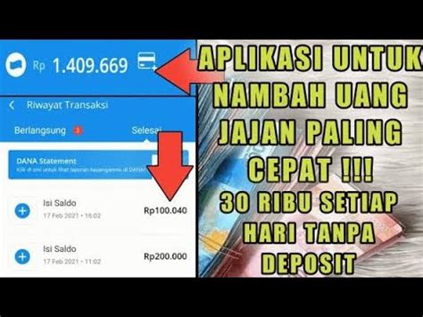 Aplikasi Yang Terbukti Membayar Sampai Saat Ini Tanpadeposit YouTube