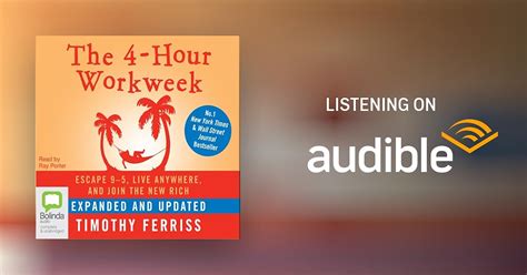 The 4 Hour Work Week By Tim Ferriss Audiobook Au