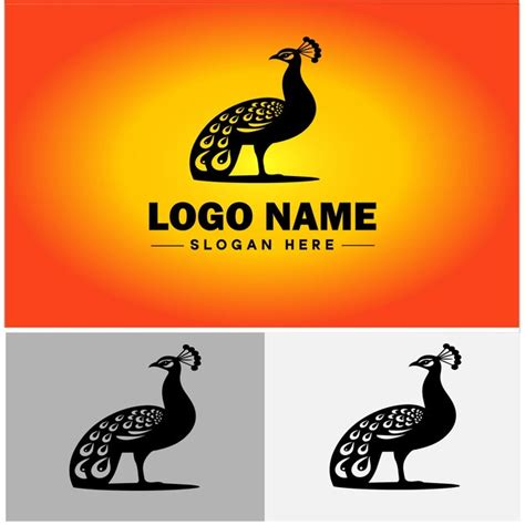 Premium Vector Peacock Logo Luxury Style Icon Company Brand Business