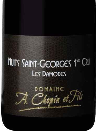 Domaine A Chopin Et Fils Nuits Saint Georges 1er Cru Les Damodes