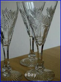 Anciens Verres A Aperitif En Cristal De Saint Louis Modele Niepce Ht