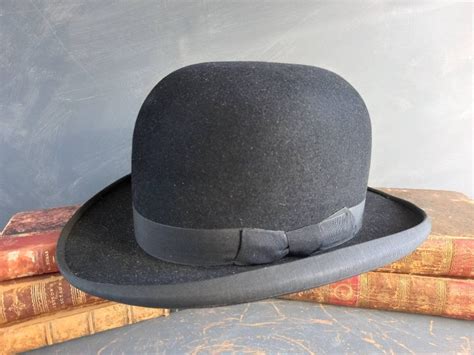 Bowler Hat Derby Hat Vintage Bowler Hat Old Derby Hat Old Bowler