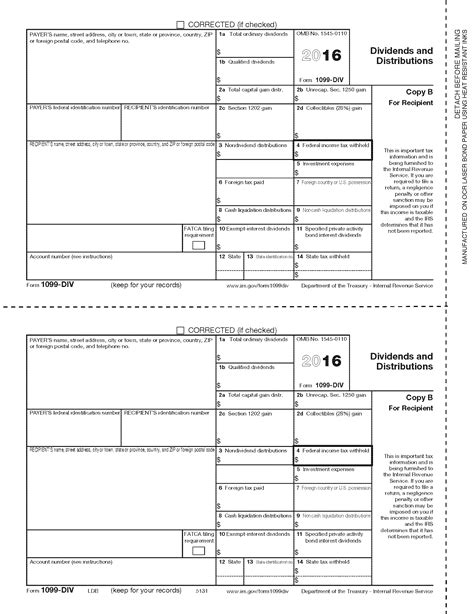 1099-DIV Recipient Copy B | Forms & Fulfillment