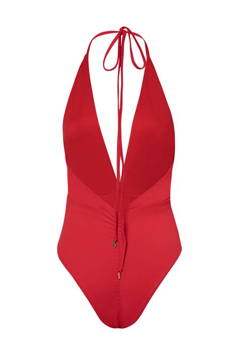 Red Toscana One Piece Oleaje Swimwear