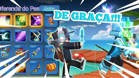 COMO CONSEGUIR UM EFEITO DE ESPADA GRÁTIS NO BED WARS Blockman