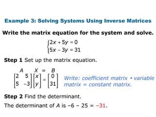 Matrix Inverse Ppt