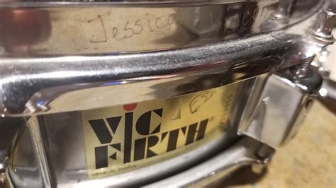 Vic Firth 14" Chrome Snare Drum Vic Firth Snare Drum 14" | Reverb