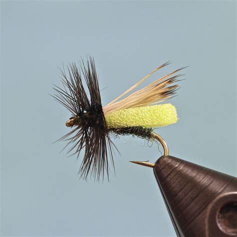 Foam Body Caddis Dry Fly Tying Video Fly Tying 123 Fly Tying