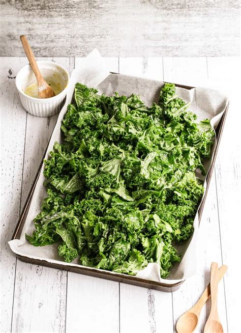 Crispy Parmesan Baked Kale Chip Recipe Made In The Oven