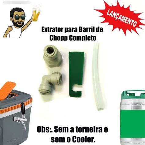 Conector Cotovelo E Palheta Chopeira Barril Da Heineken Frete Gr Tis