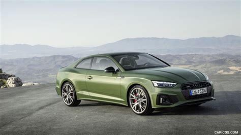 Audi A5 Coupe 2020my Color District Green Front Three Quarter