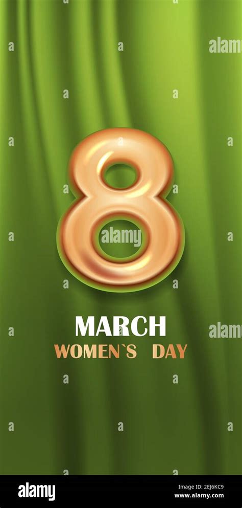 Womens Day 8 March Holiday Celebration Banner Flyer Or Greeting Card