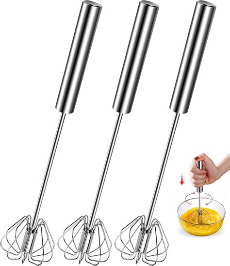 Luocai Pcs Egg Whisk Semi Auto Egg Whisk Hand Push Whisk Blender Egg