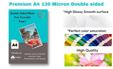 True Ally Premium A4 130 Micron Double Sided Non Tearable Water Proof