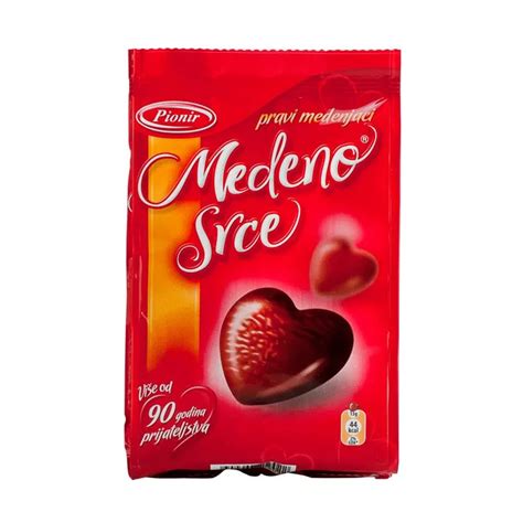 Medeno srce punjeno 150 g Pionir Žena hr