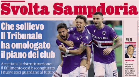 Cessione Sampdoria Gazzetta Ora Radrizzani E Manfredi Guardano Al