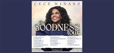 Cece Winans Tour 2025 : Exciting Concert Dates Revealed