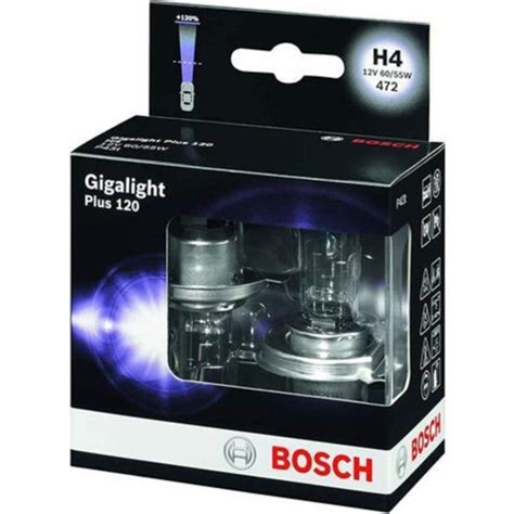 Bosch H4 Gigalight H4 Plus 120 Fazla Işık Far Ampul 2 Adet Fiyatı