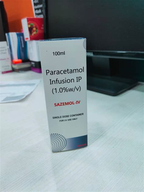 PARACETAMOL INFUSION IP For Hospital Rs 410 Bottle M S Stenhil Labs