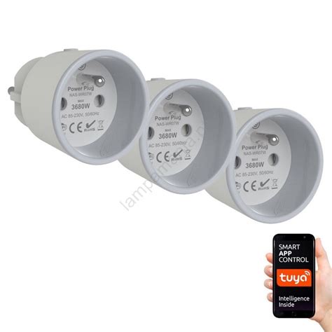 Immax NEO 07715C CONJUNTO 3x Tomada Inteligente NEO LITE 3680W 230V