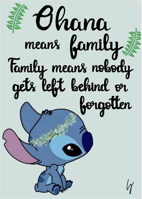 ~Ohana~ #stitch | Ohana, Stitch, Fictional characters