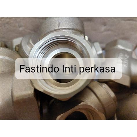 Jual Check Valve Kuningan Drat 1 Inch Swing Check Valve Shopee Indonesia