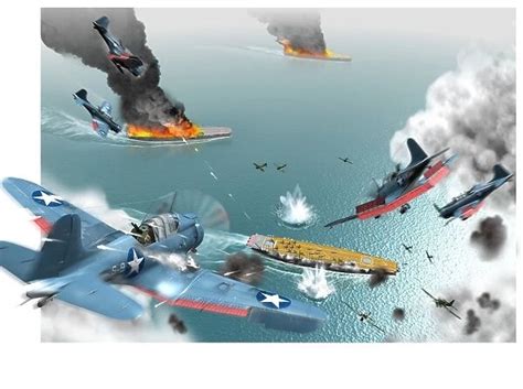 Battle Of Midway World War Ii 1942 C017 7257 Our Beautiful Wall Art And Photo Ts Include