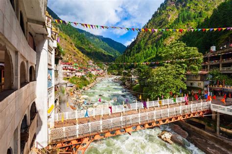 Gurudwara Shri Manikaran Sahib, India Stock Photo - Image of building ...