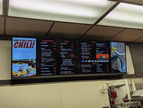 Menu at Kewpee Hamburgers restaurant, Lima, Bellefontaine Ave