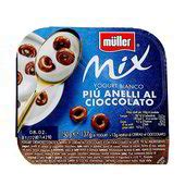 MIX YOGURT BIANCO PIÚ ANELLI AL CIOCCOLATO MÜLLER 150 g Minimo 1 29