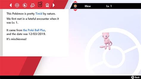 Pokémon Home How To Get Mew In Pokémon Sword And Shield