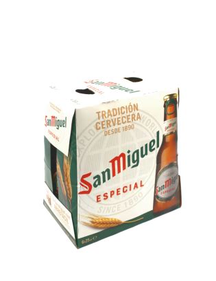 Cerveza San Miguel 25 Cl Par 6