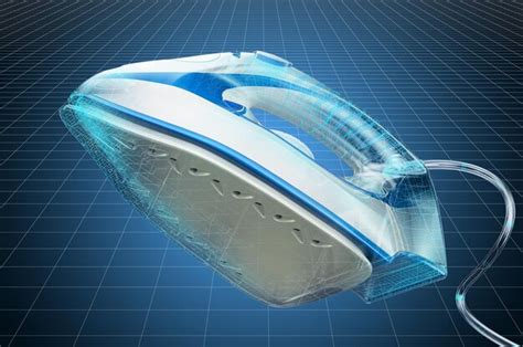 Premium Photo Visualization 3d Cad Model Of Electric Steam Iron