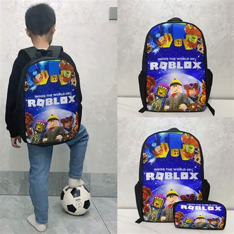 Minecraft Kids Bag Roblox Bag For Kids Boys Girls Grade 1 2 3 School