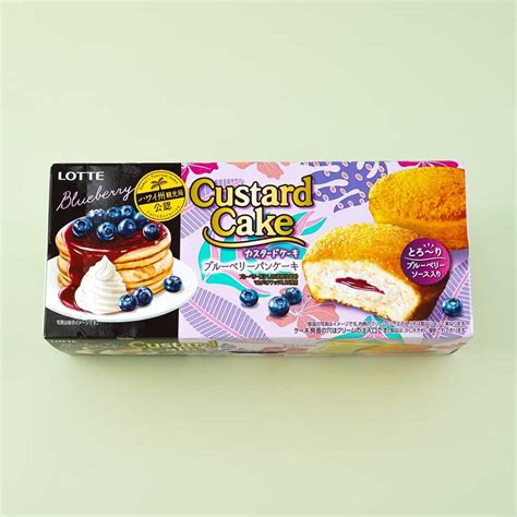 Lotte Custard Cake Blueberry Pancake Japan Candy Store