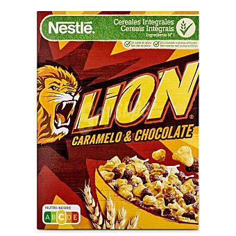 Nestlé Cereales integrales con chocolate y caramelo Nestlé Lion Caja 400 g