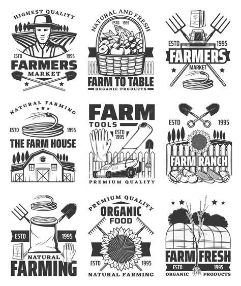 Premium Vector | Agriculture farming and gardening vector icons