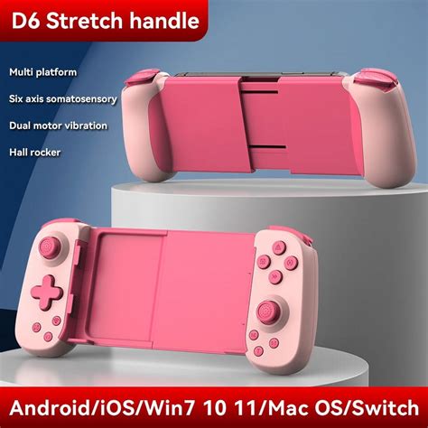 D6 Mobile Stretch Gamepad Dual Hall Motion Sensing Wireless Bluetooth